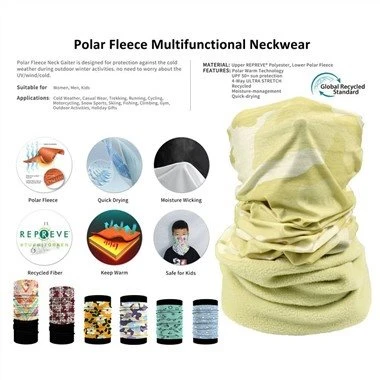 Personalisierter Winter Fleece Halswärmer