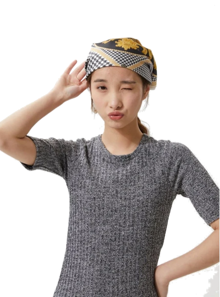 handkerchief neck scarf